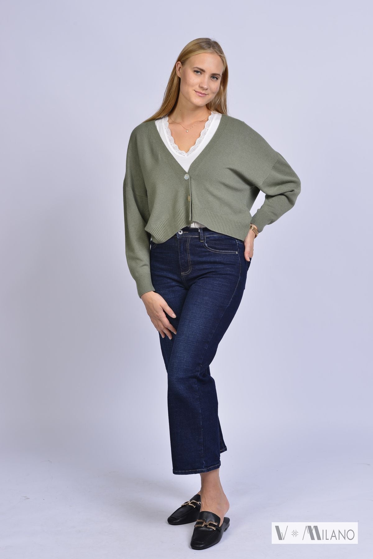 Feinstrickjacke V. Joy – Modern Chic Cardigan