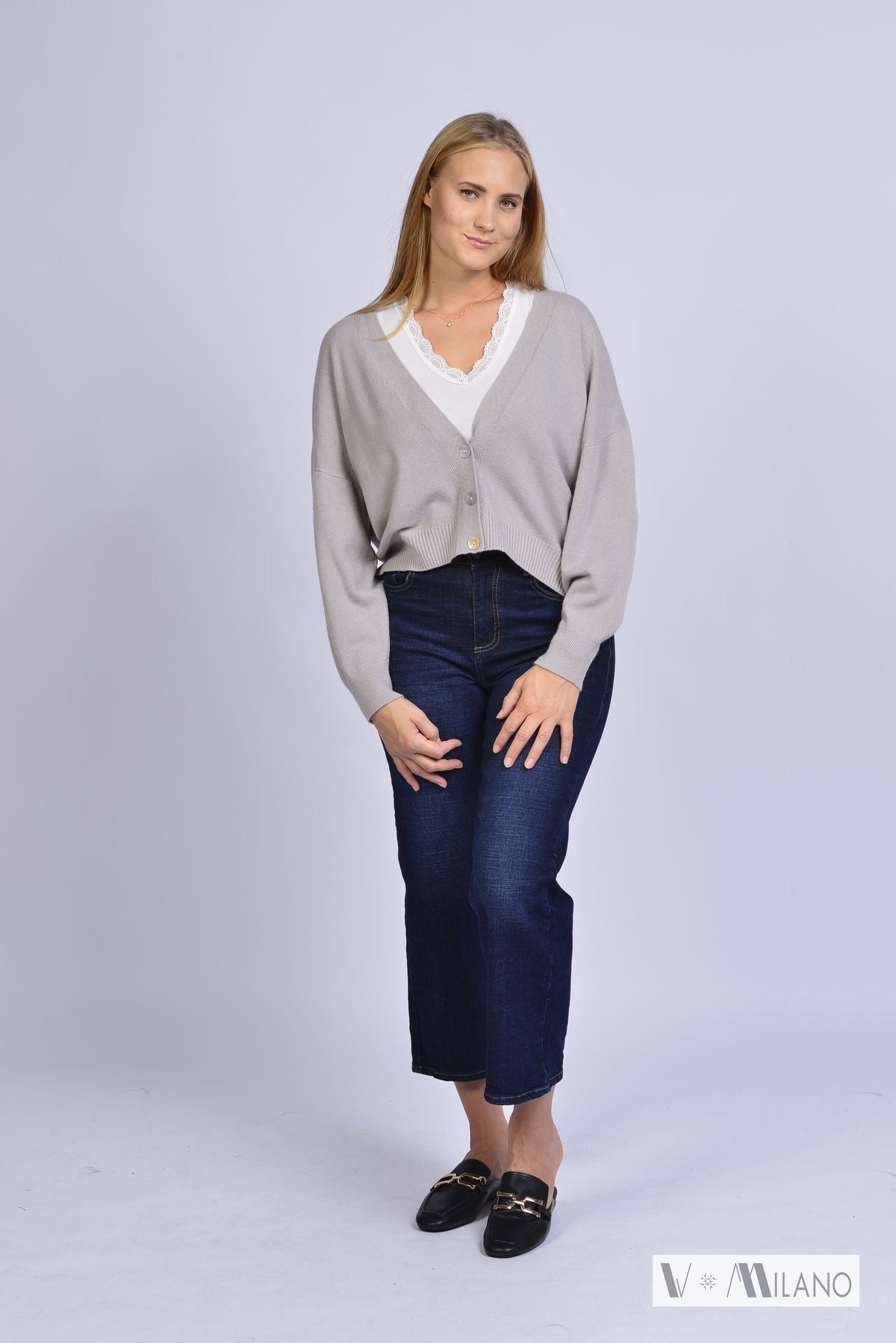 Feinstrickjacke V. Joy – Modern Chic Cardigan