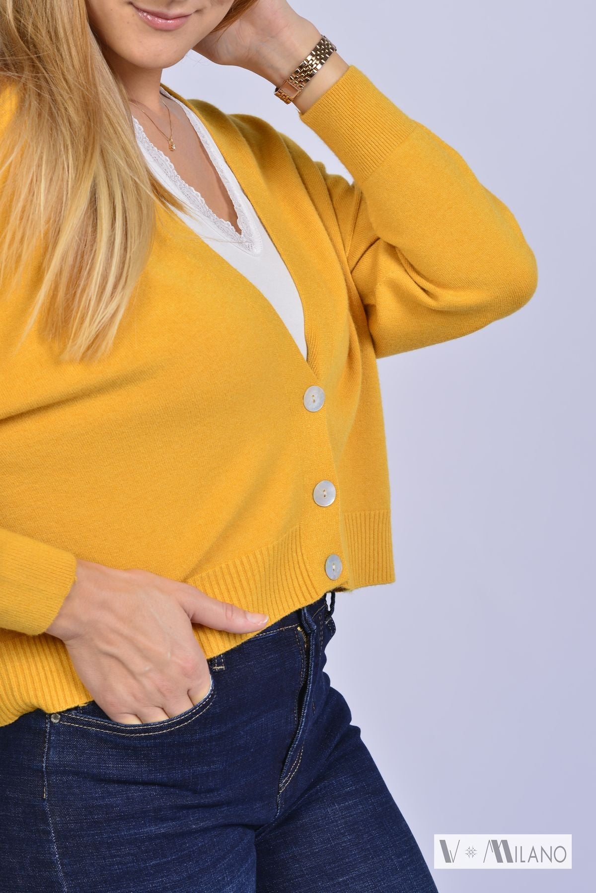 Feinstrickjacke V. Joy – Modern Chic Cardigan