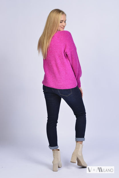 Strickjacke Vperla – Baby Alpaka Cardigan | Made in Italy