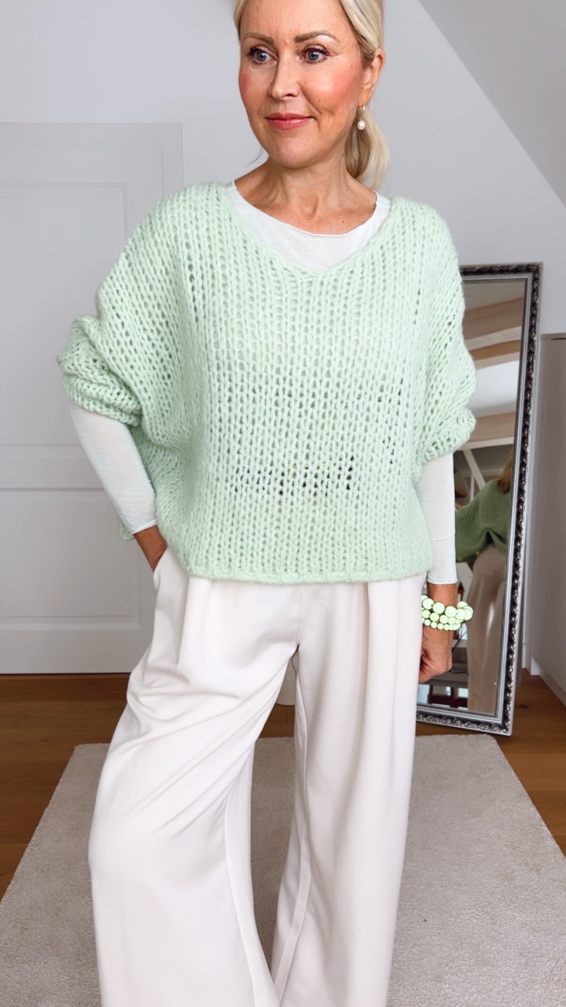 Pullover Vlora – Strukturstrick mit Charakter | Made in Italy