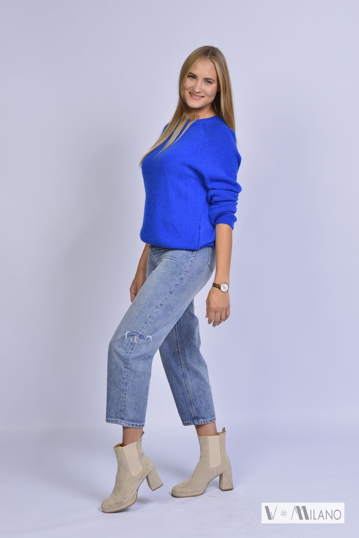 Pullover Vmelanie – Baby Alpaka Strick | Made in Italy