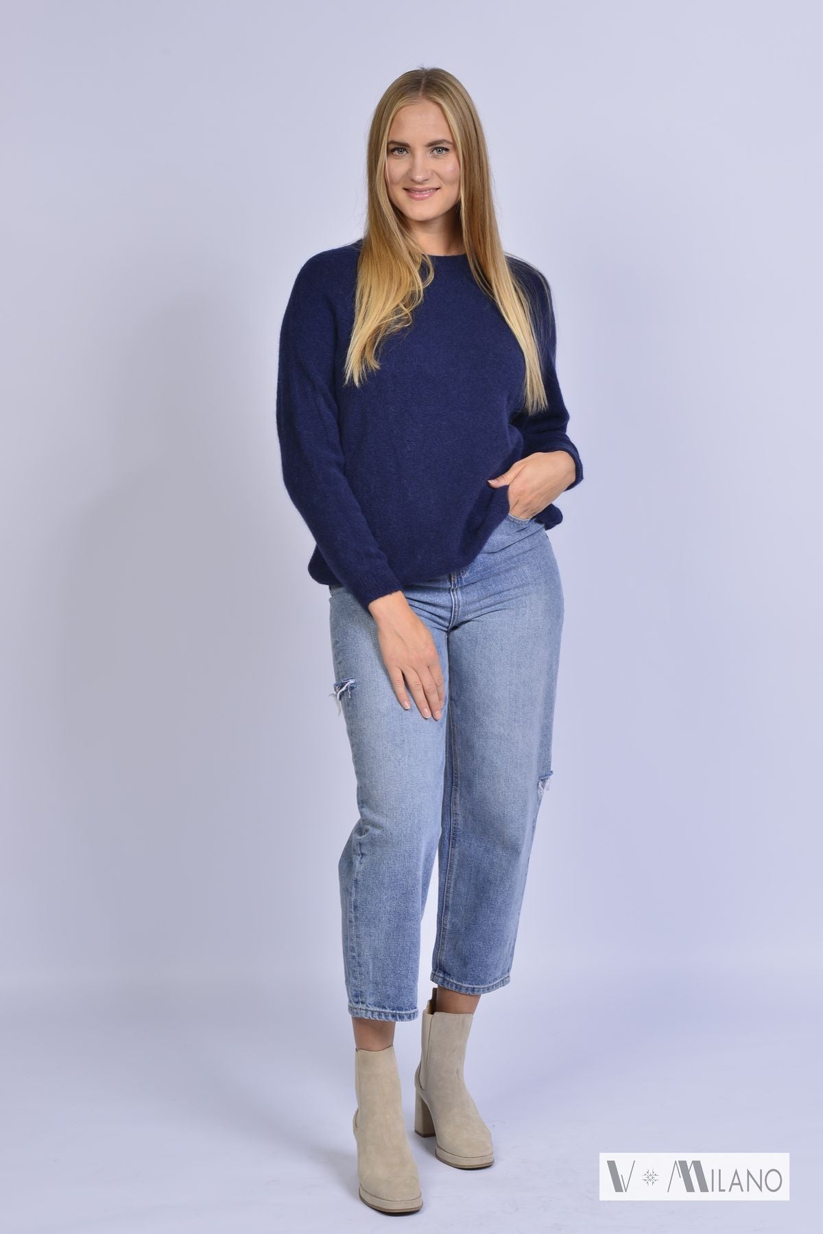 Pullover Vmelanie – Baby Alpaka Strick | Made in Italy