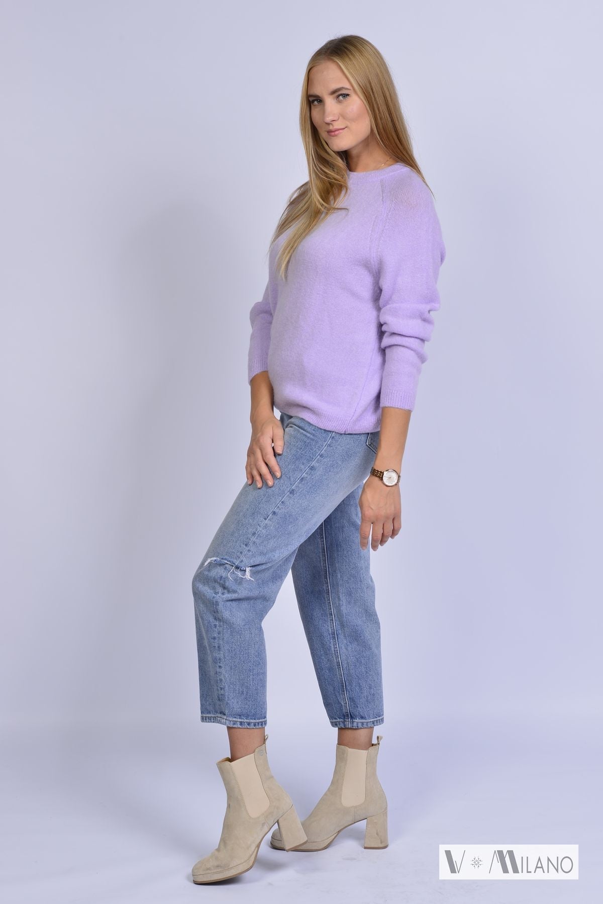 Pullover Vmelanie – Baby Alpaka Strick | Made in Italy