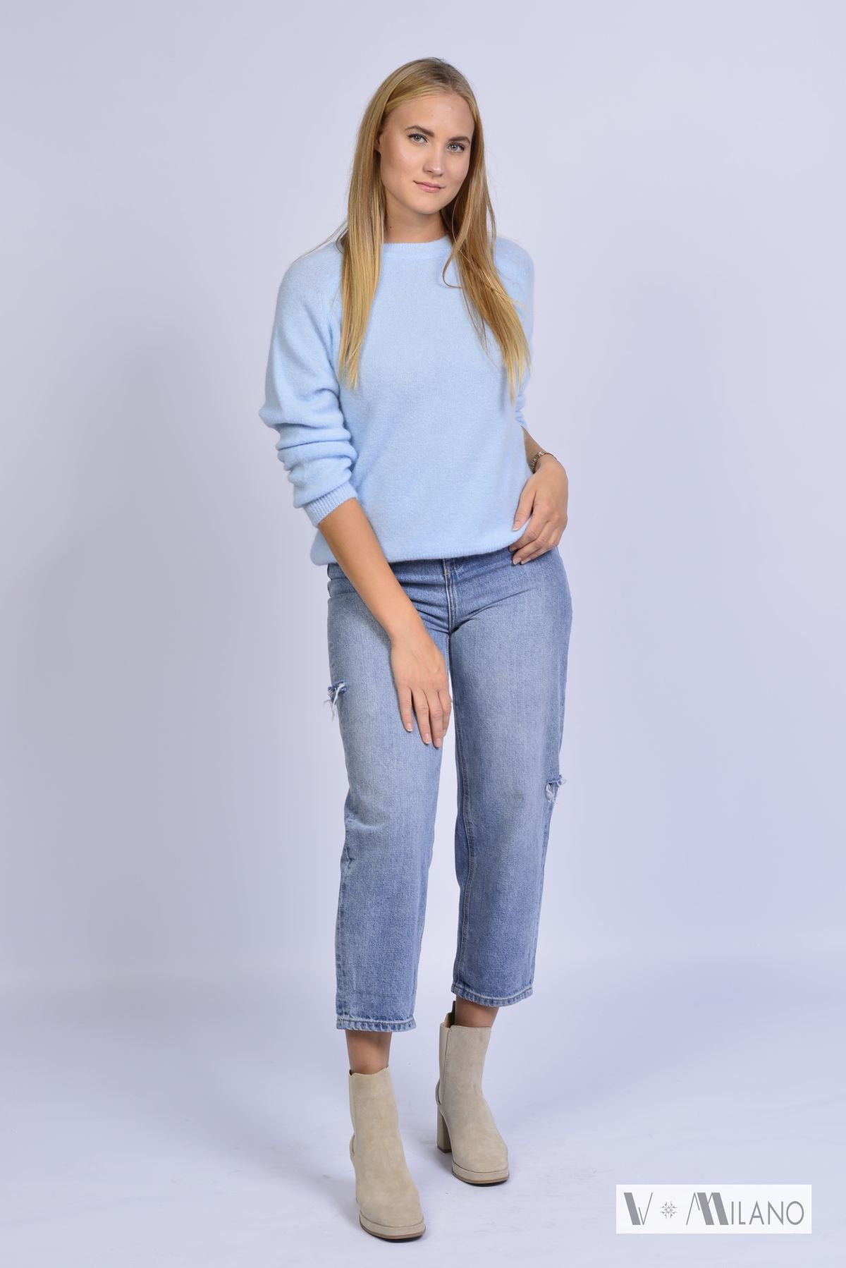 Pullover Vmelanie – Baby Alpaka Strick | Made in Italy