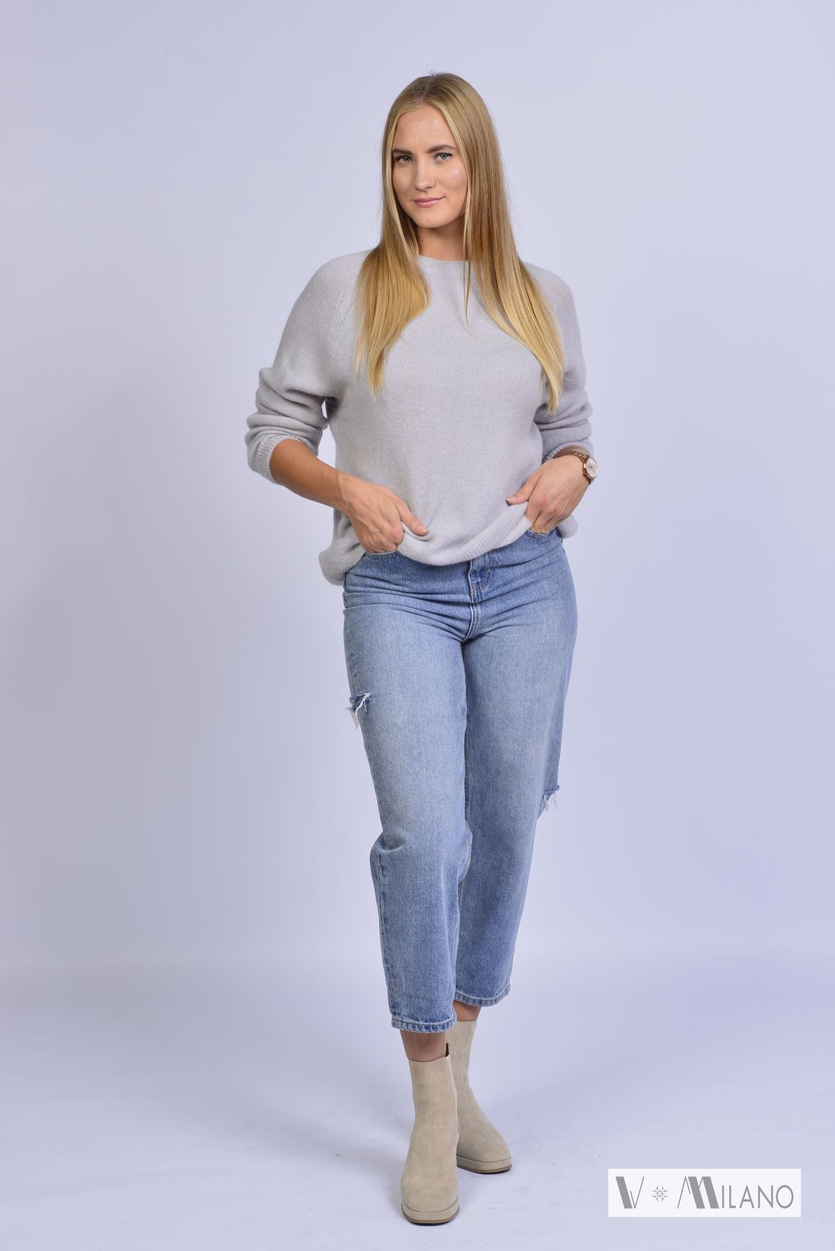 Pullover Vmelanie – Baby Alpaka Strick | Made in Italy