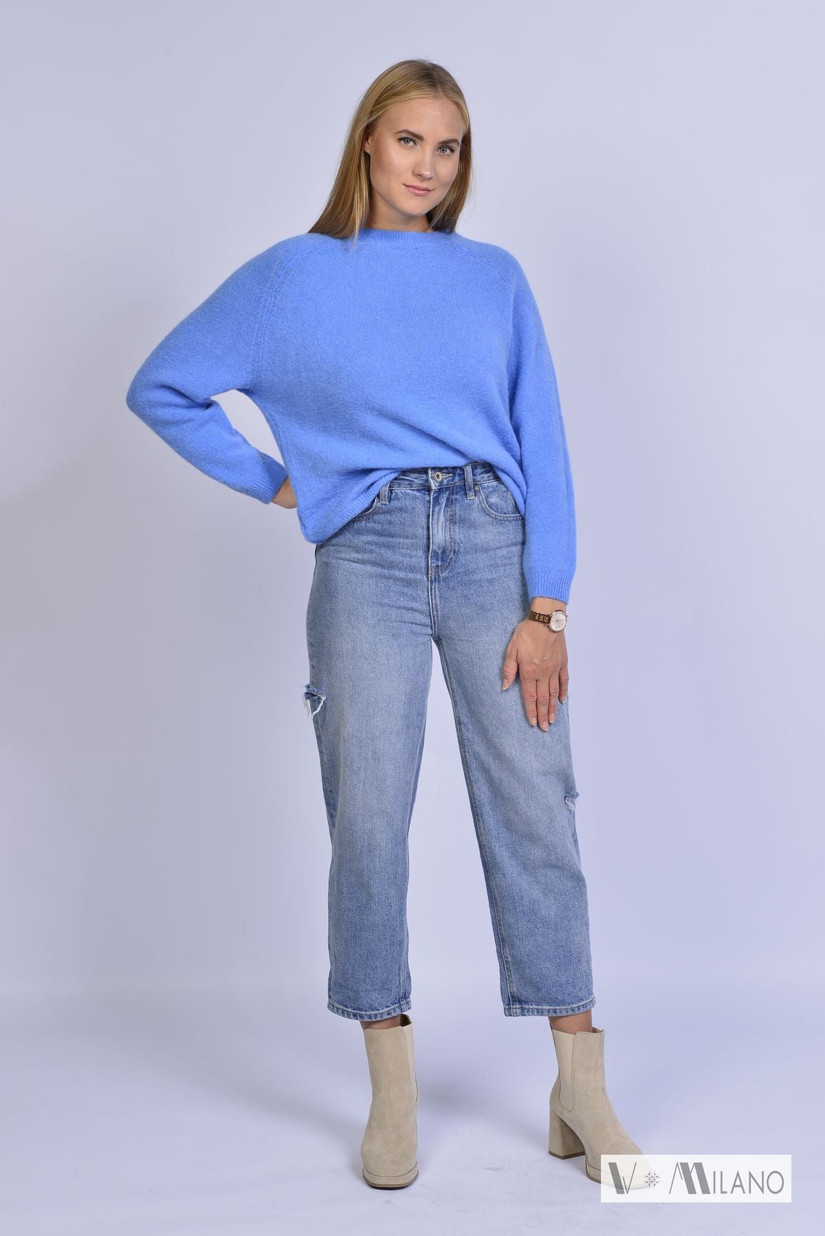 Pullover Vmelanie – Baby Alpaka Strick | Made in Italy