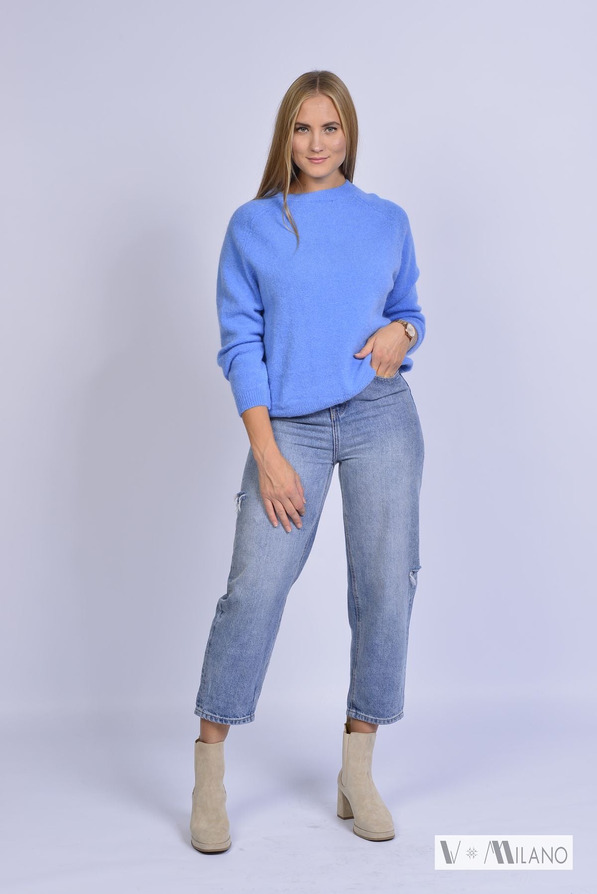 Pullover Vmelanie – Baby Alpaka Strick | Made in Italy