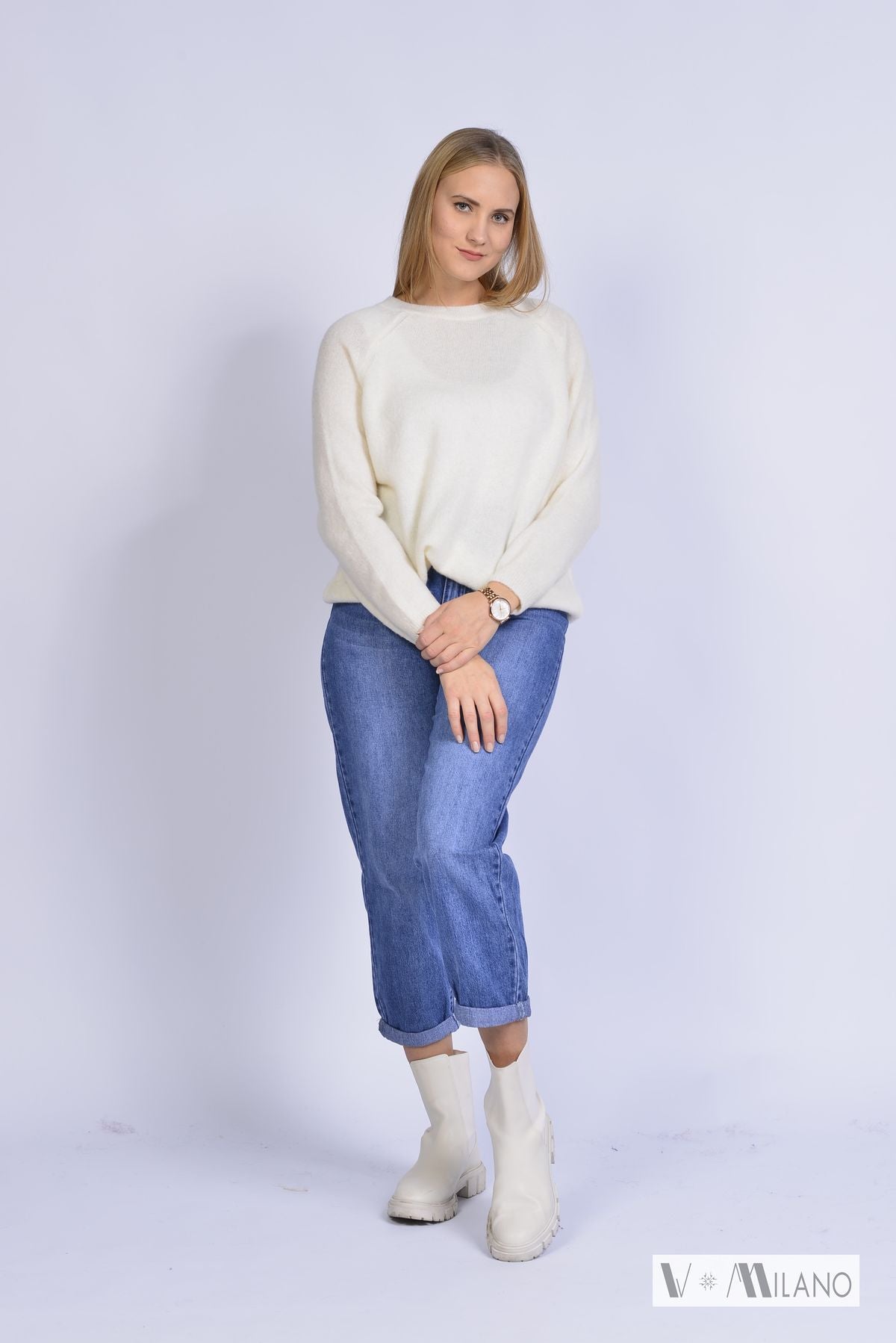 Pullover Vmelanie – Baby Alpaka Strick | Made in Italy