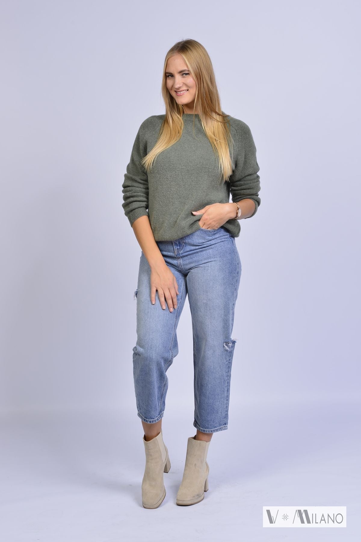 Pullover Vmelanie – Baby Alpaka Strick | Made in Italy