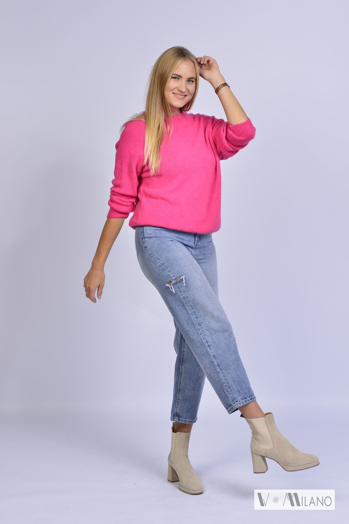 Pullover Vmelanie – Baby Alpaka Strick | Made in Italy