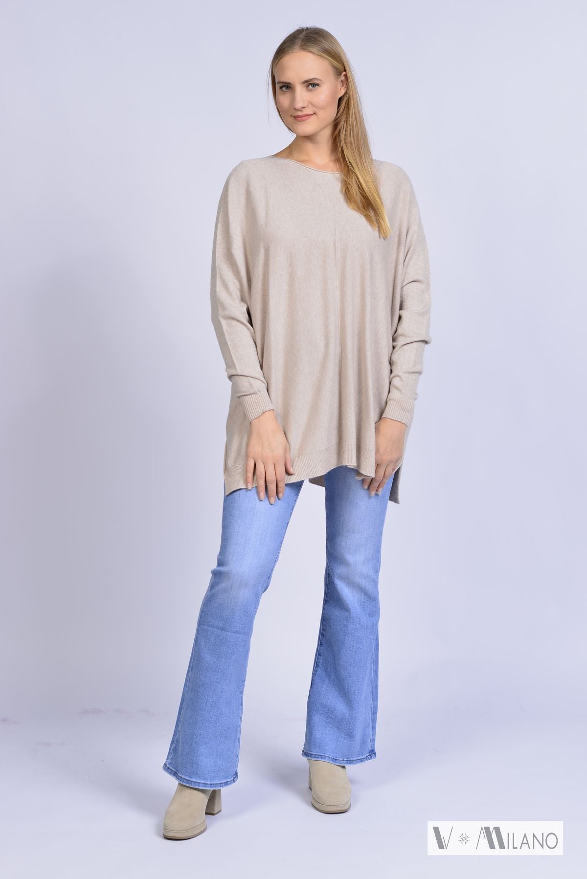 Pullover Vdulcie – Feinstrick Oversize | Made in Italy