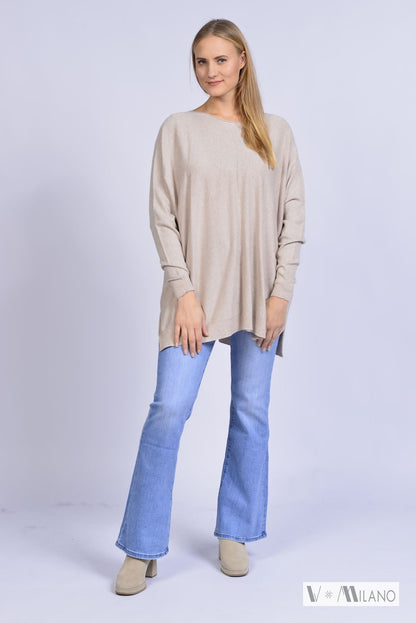 Pullover Vdulcie – Feinstrick Oversize | Made in Italy