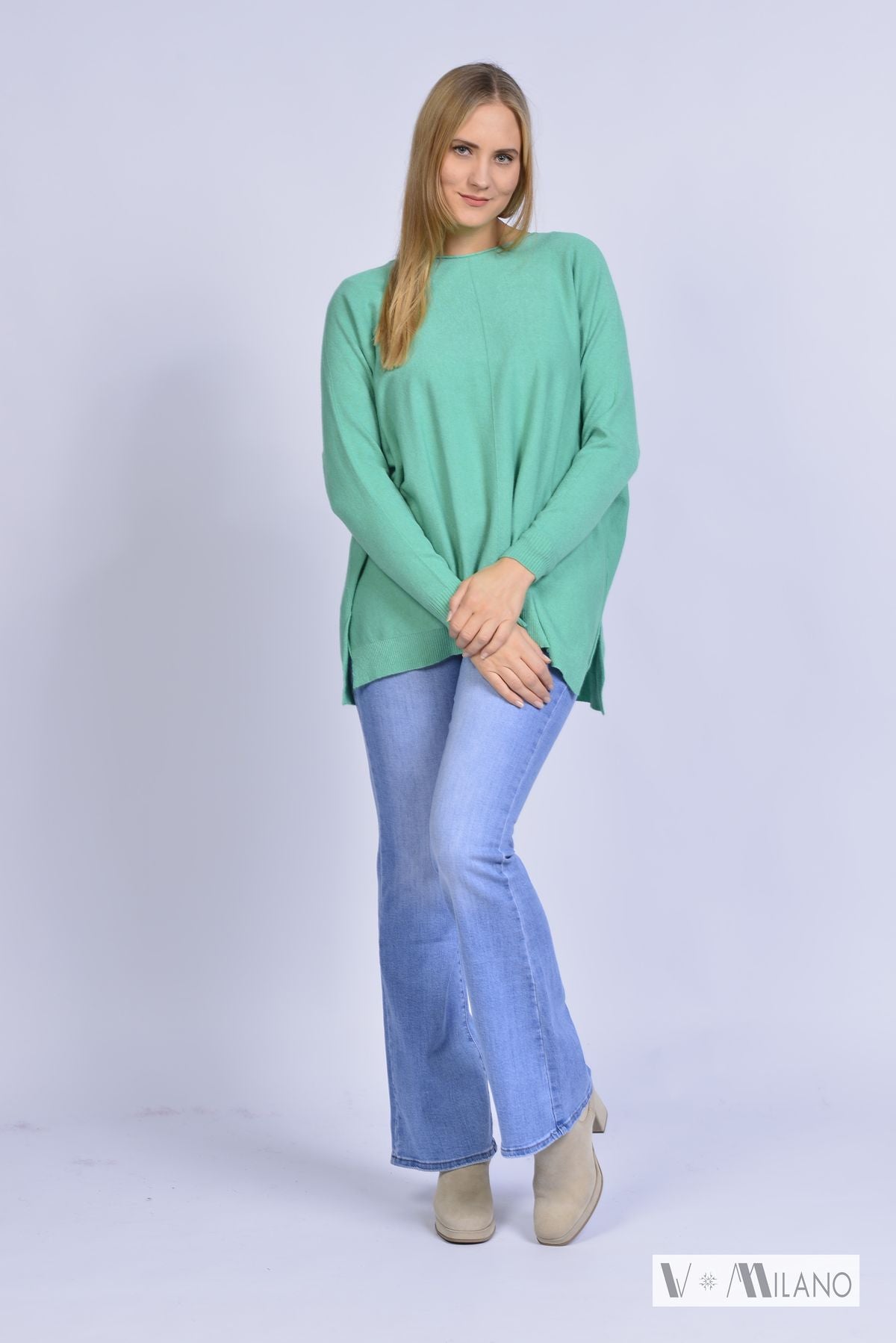 Pullover Vdulcie – Feinstrick Oversize | Made in Italy
