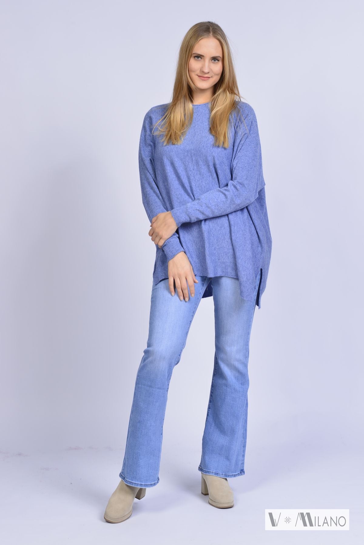 Pullover Vdulcie – Feinstrick Oversize | Made in Italy