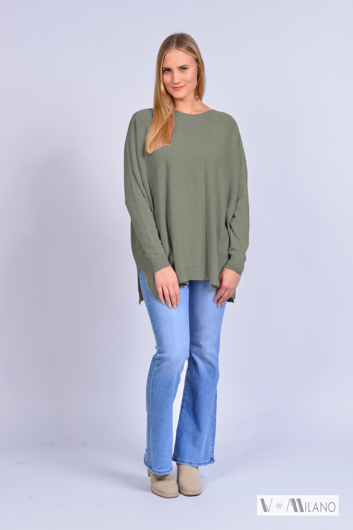 Pullover Vdulcie – Feinstrick Oversize | Made in Italy