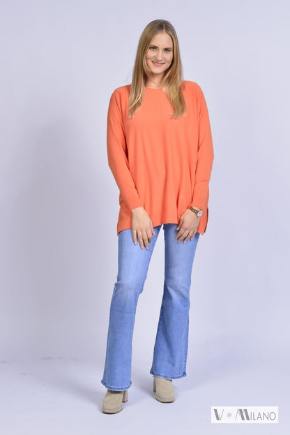 Pullover Vdulcie – Feinstrick Oversize | Made in Italy