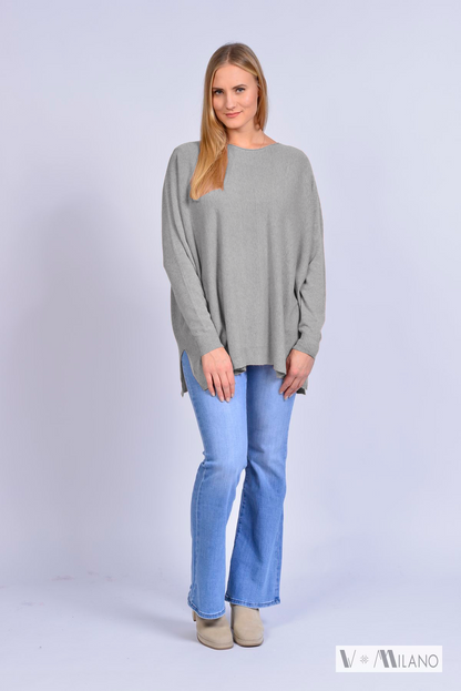 Pullover Vdulcie – Feinstrick Oversize | Made in Italy