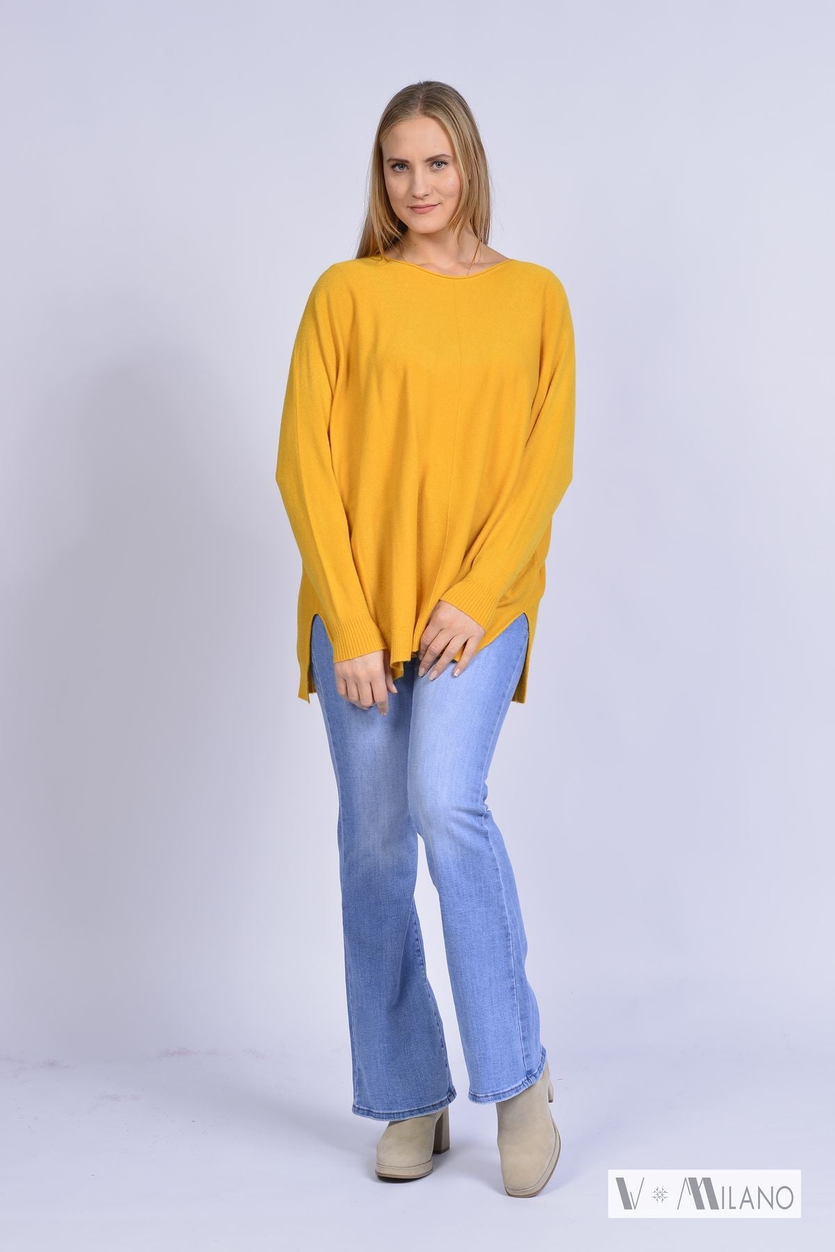 Pullover Vdulcie – Feinstrick Oversize | Made in Italy