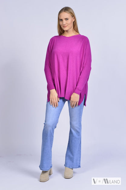Pullover Vdulcie – Feinstrick Oversize | Made in Italy