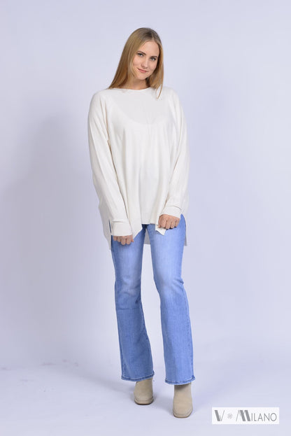 Pullover Vdulcie – Feinstrick Oversize | Made in Italy