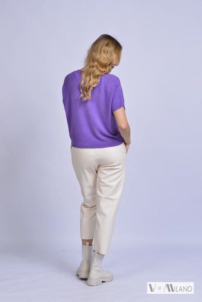 Pullunder Vaufgeschlossen – Feinstrick mit V-Ausschnitt | Made in Italy