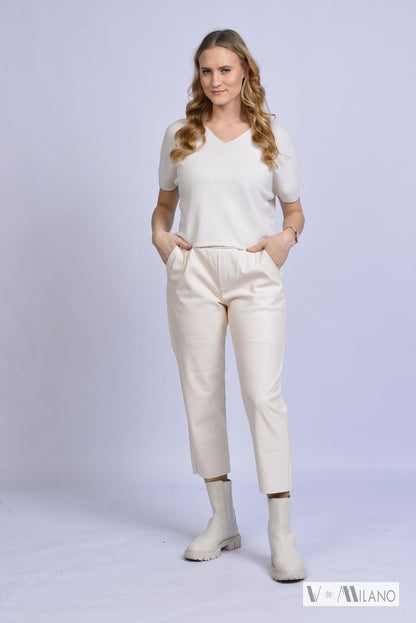 Pullunder Vaufgeschlossen – Feinstrick mit V-Ausschnitt | Made in Italy