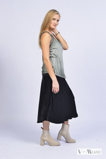 Top Vnicole – Zartes Spitzentop aus 100% Viskose