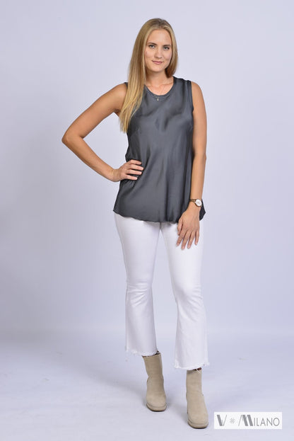 Top Vrene – Fließende Eleganz | 100 % Viskose | Made in Italy