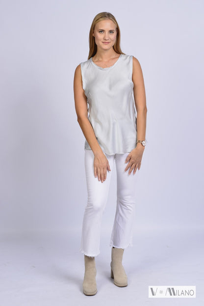 Top Vrene – Fließende Eleganz | 100 % Viskose | Made in Italy