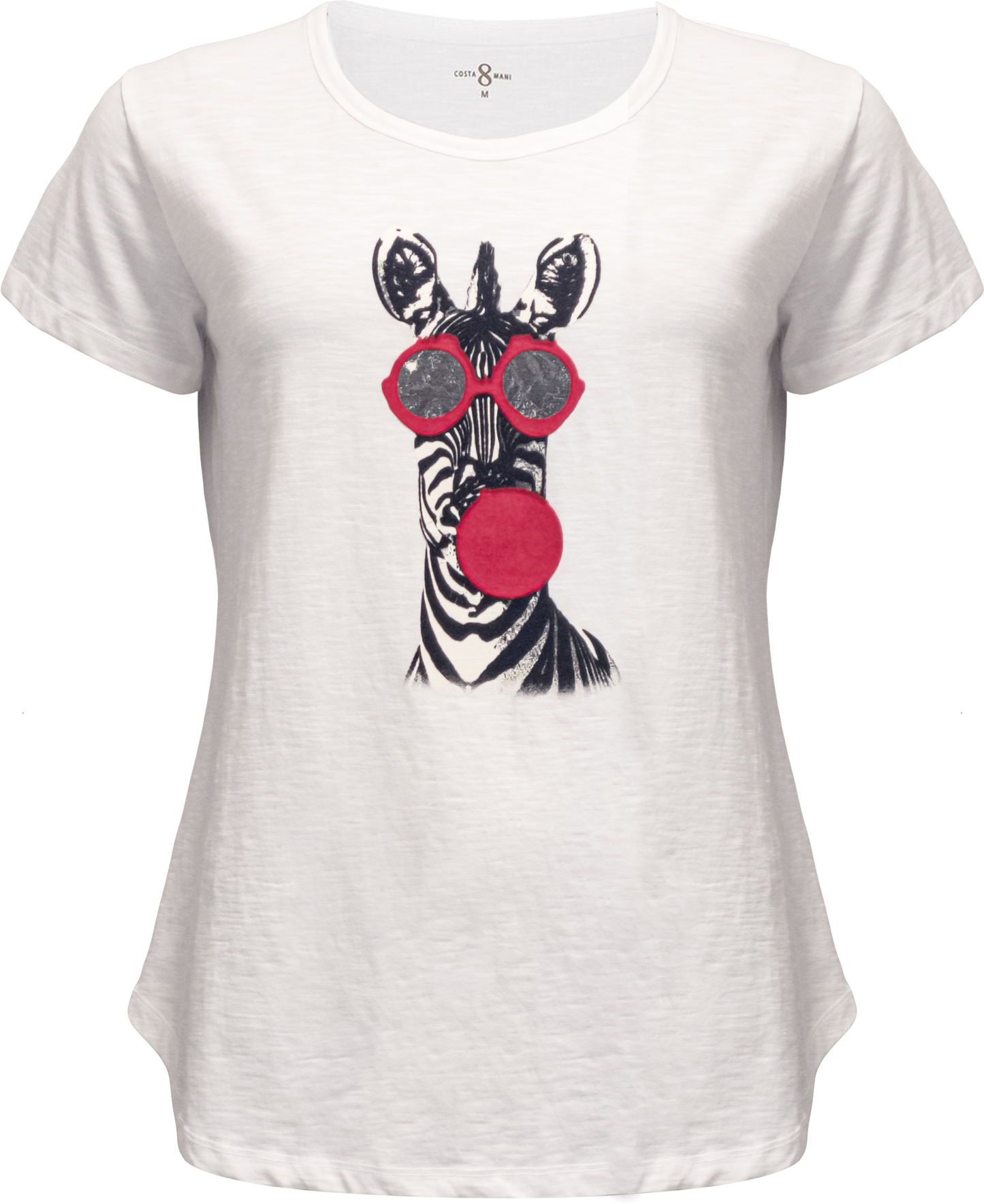 Costamani T-Shirt mit Zebra Print – Statement Shirt mit Print