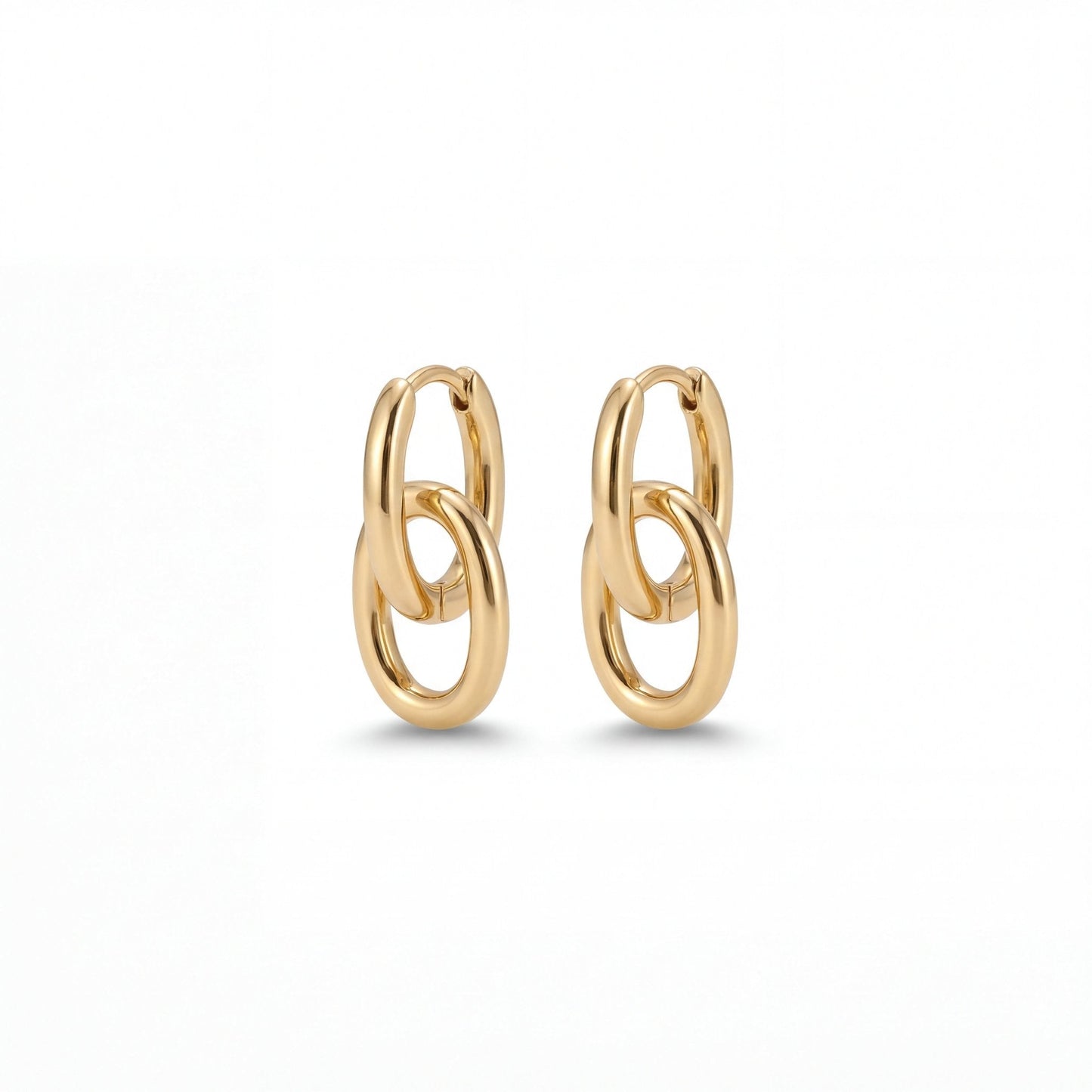 Creole Evig – 18K Gold Vermeil Double Hoops