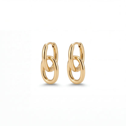 Creole Evig – 18K Gold Vermeil Double Hoops