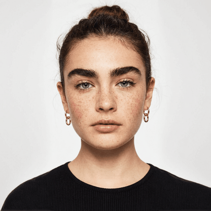 Creole Evig – 18K Gold Vermeil Double Hoops