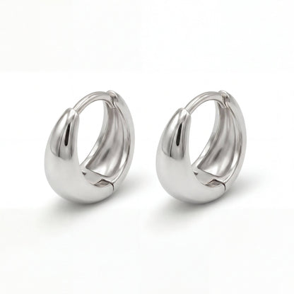 Creole Nara Light – Chunky Mini Creolen aus 925 Sterling Silber