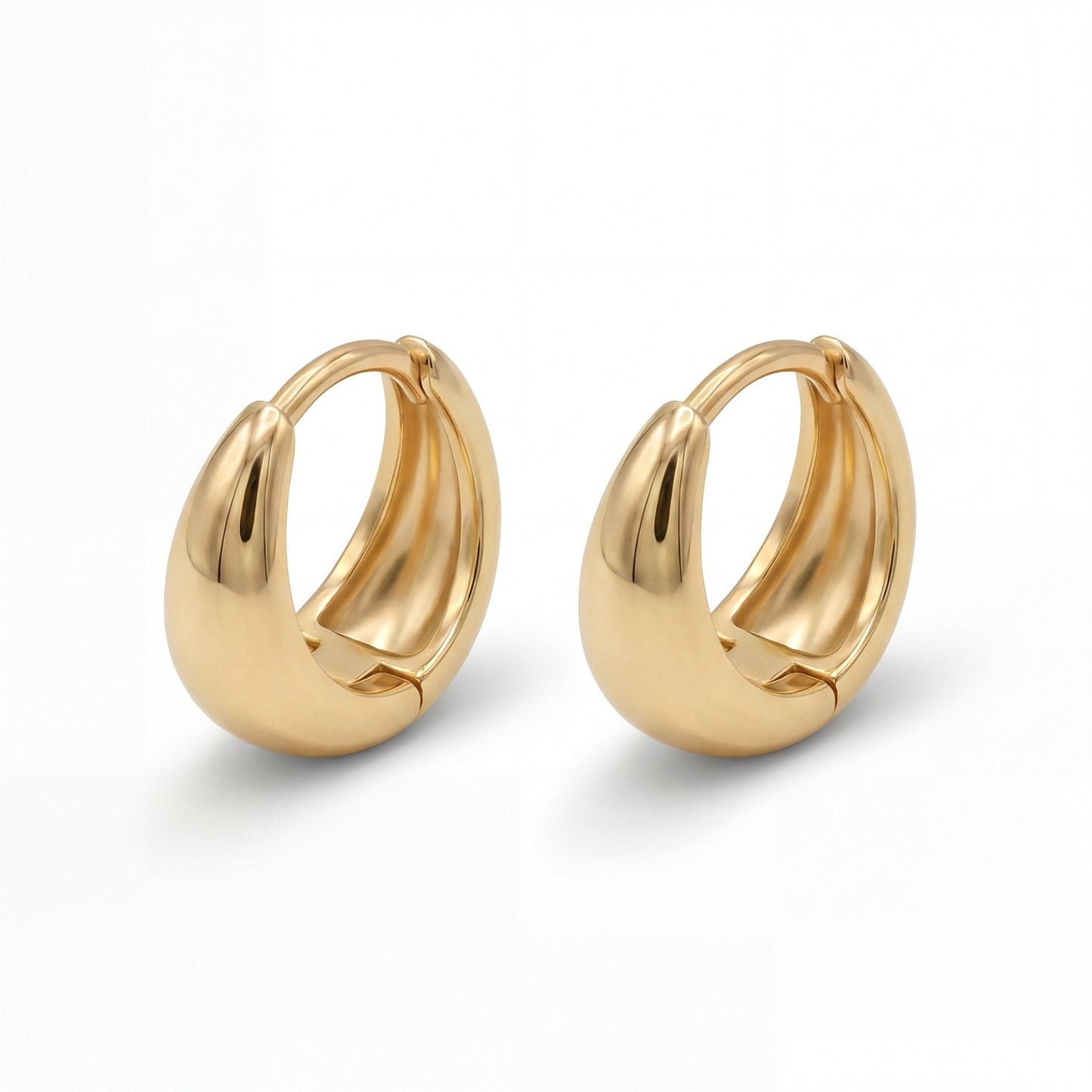 Creole Nara Light – Chunky Mini Creolen aus 925 Sterling Silber