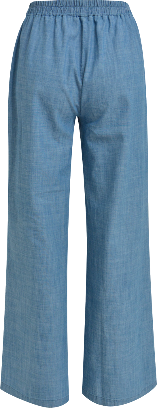 Heartkiss Palazzo Hose in Denimblau – Weite Damenhose mit elastischem Bund