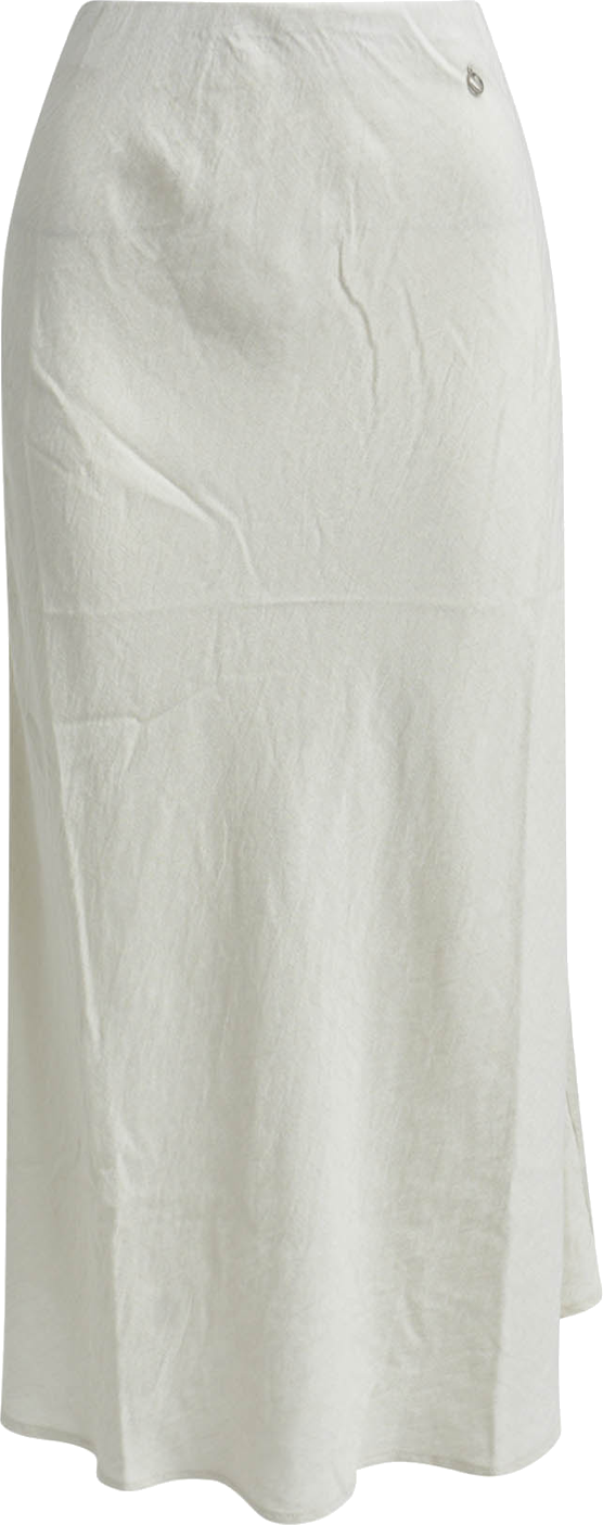 Heartkiss Damen Maxirock Natur – Luftiger Sommerrock in zeitlosem Offwhite