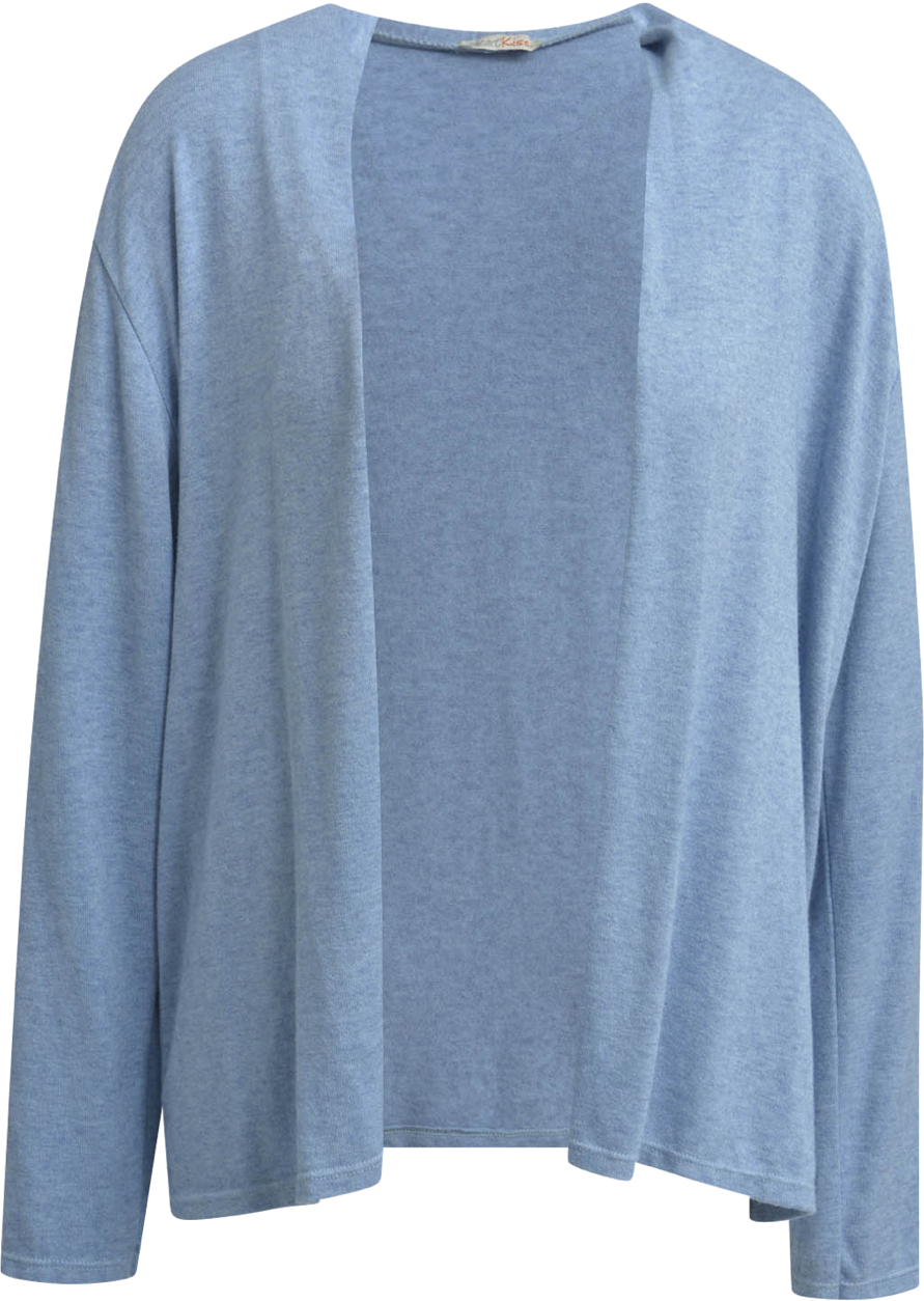 Heartkiss Strickcardigan Hellblau – Leichte Damen Strickjacke für stilvolle Layering-Looks