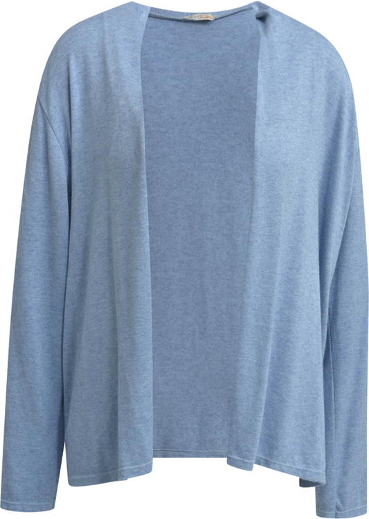 Heartkiss Strickcardigan Hellblau – Leichte Damen Strickjacke für stilvolle Layering-Looks