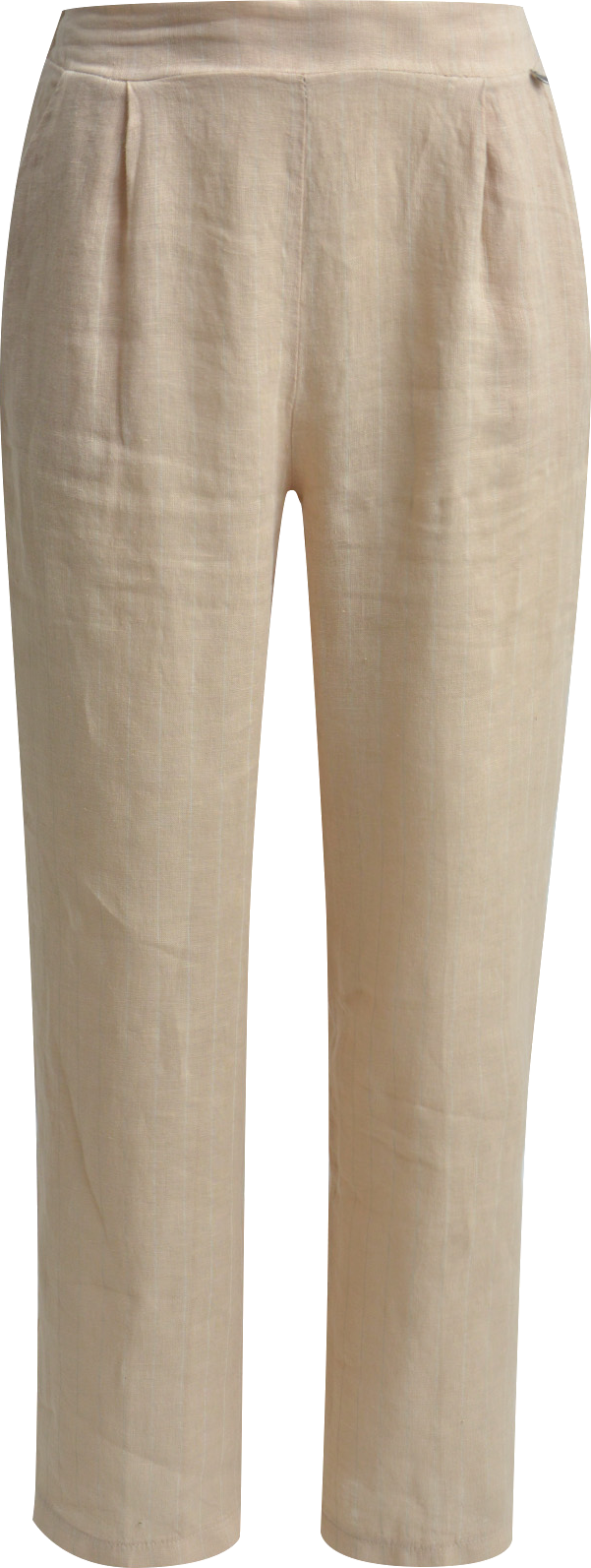 Heartkiss Damen Leinenhose in Beige – Luftige Sommerhose mit natürlicher Eleganz