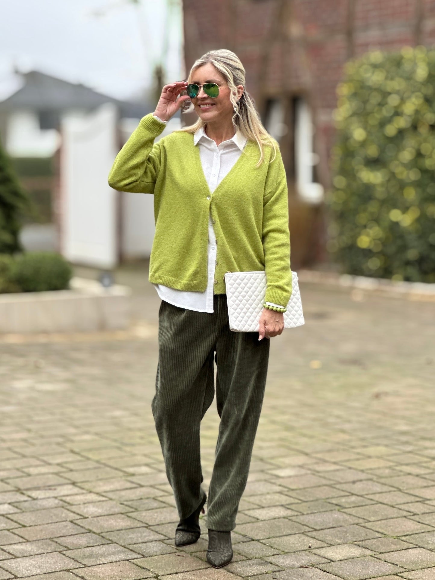 Strickjacke Vflauschig – Soft Alpaka Blend Cardigan