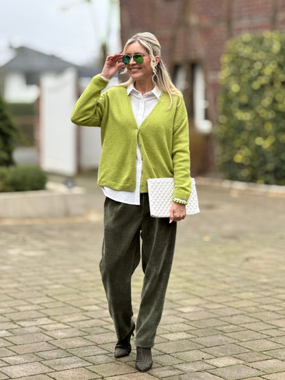 Strickjacke Vflauschig – Soft Alpaka Blend Cardigan