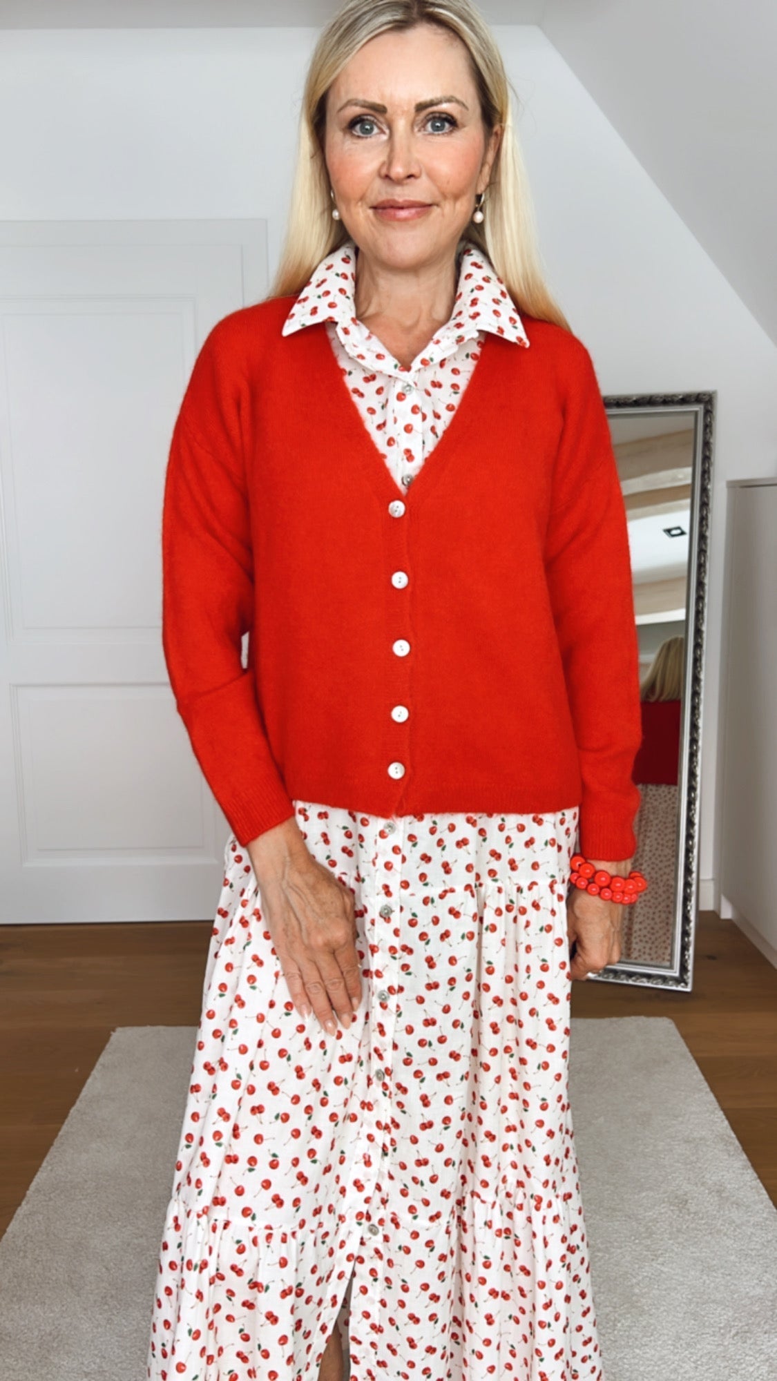 Strickjacke Vflauschig – Soft Alpaka Blend Cardigan