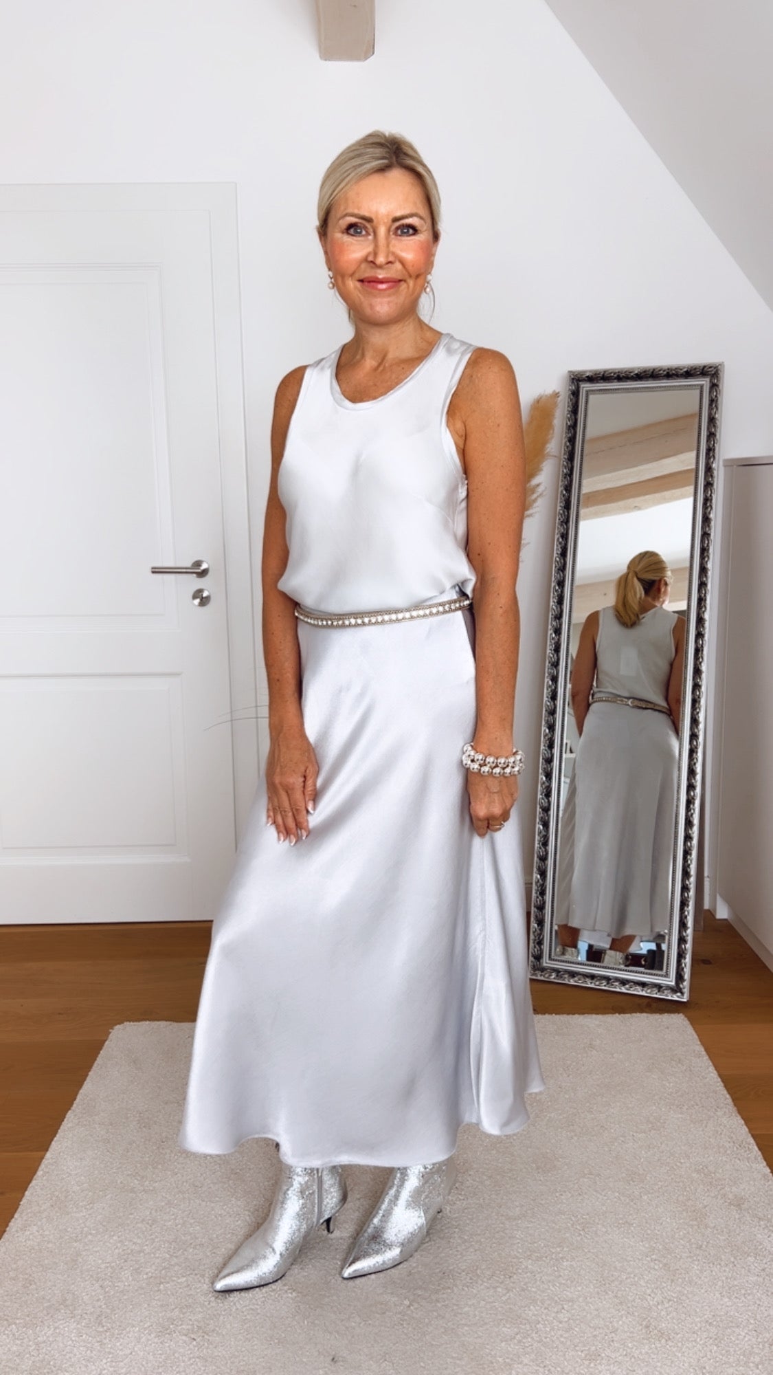 Top Vrene – Fließende Eleganz | 100 % Viskose | Made in Italy