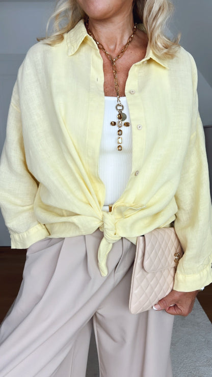 Bluse Vpeine – Sommerliche Leichtigkeit aus Leinen