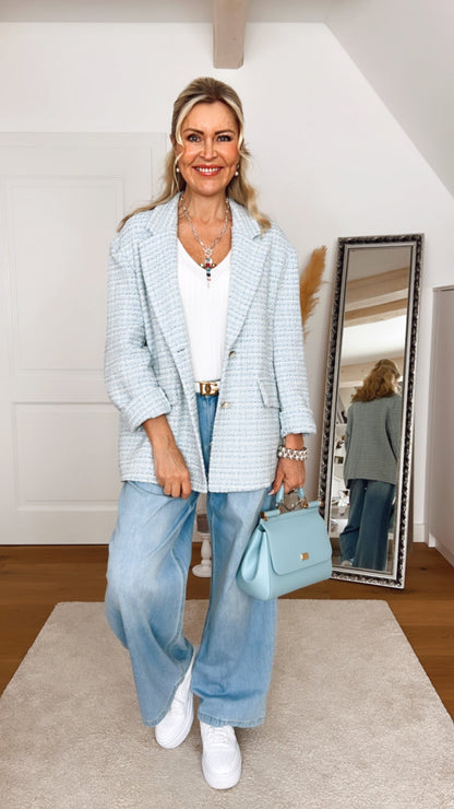 Blazer Vrapunzel – Modern Tweed Chic