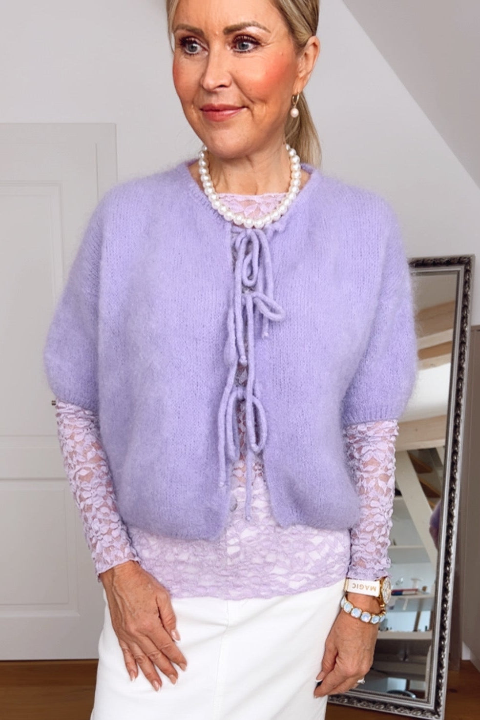 Jacke Vbogdana – Mohair Cardigan | Made in Italy