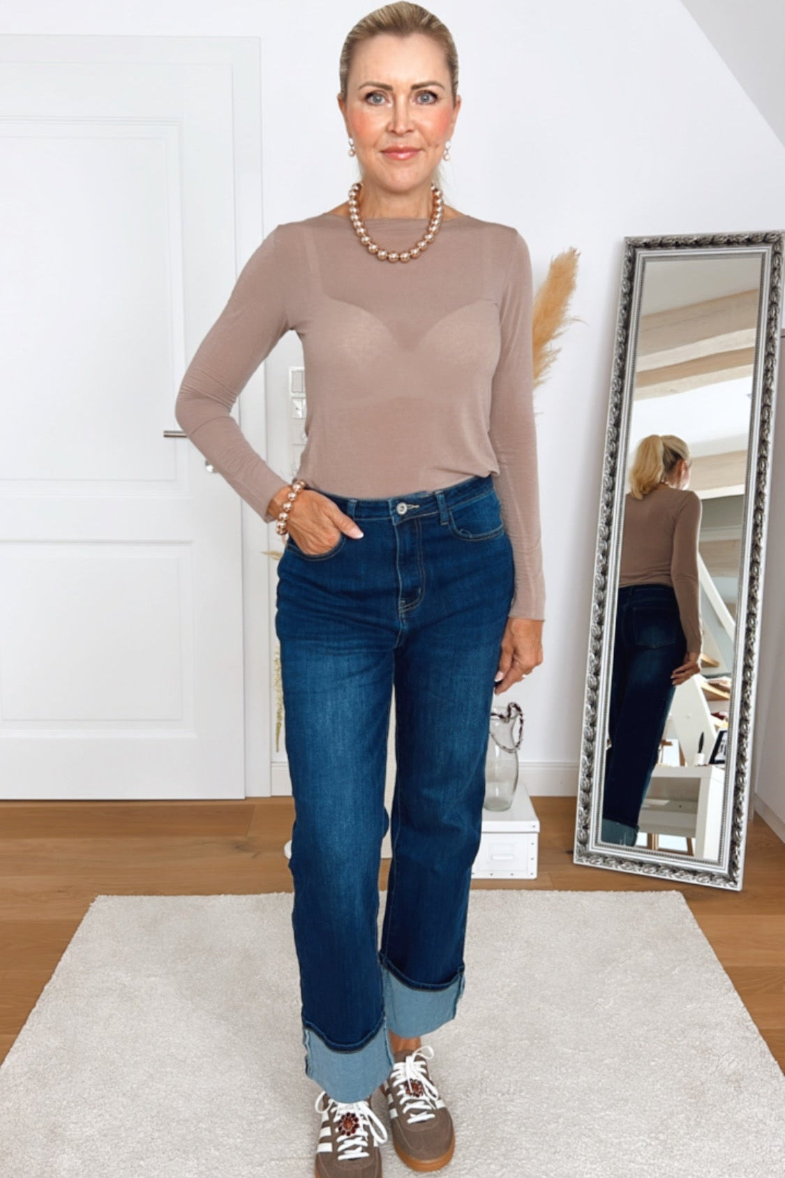 Shirt Vaprikose – Viskose-Kaschmir Shirt | Made in Italy