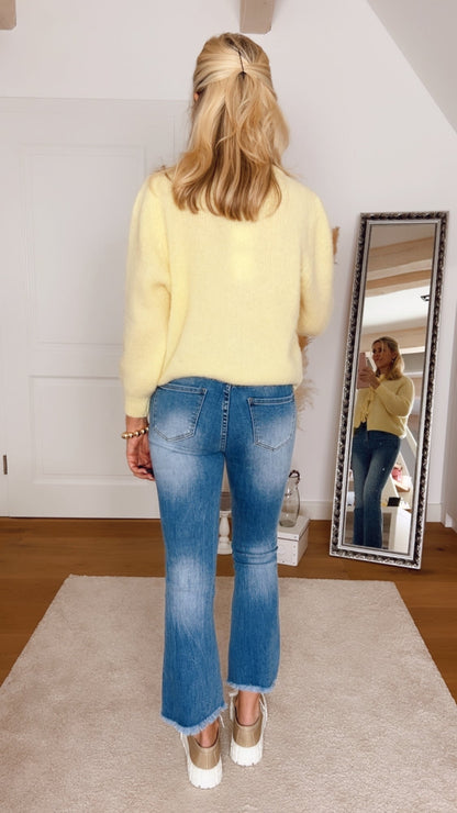 Jeans Vellis – Cropped Denim mit femininer Silhouette